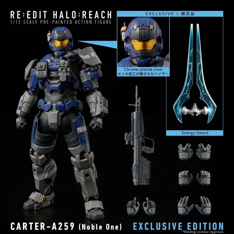 1000Toys (Sen-Toys) Re:Edit Halo: Reach Carter-A259 Noble One 1/12 Scale Px Previews Exclusive Action Figure 1