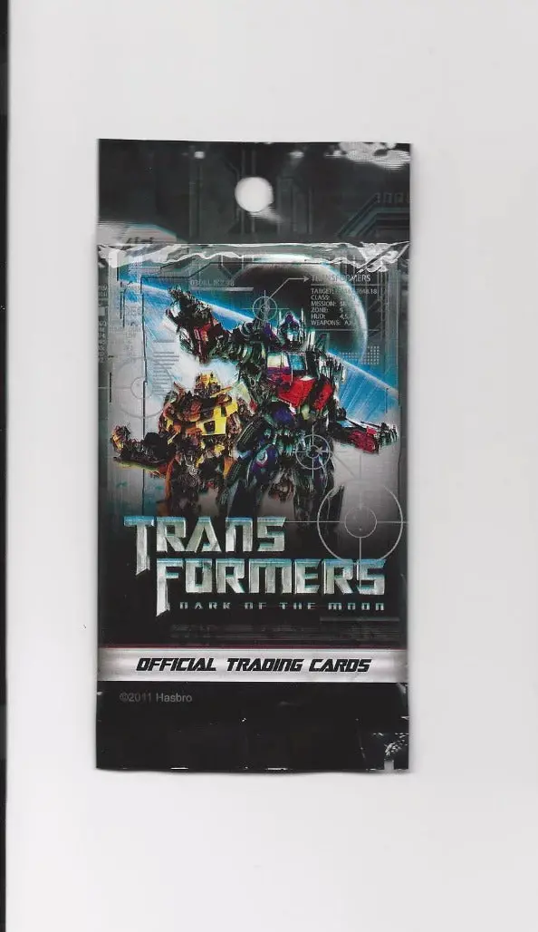 5 Sealed Pack Transformers Dark Of The Moon Official Trading Cards Game Hasbro 1