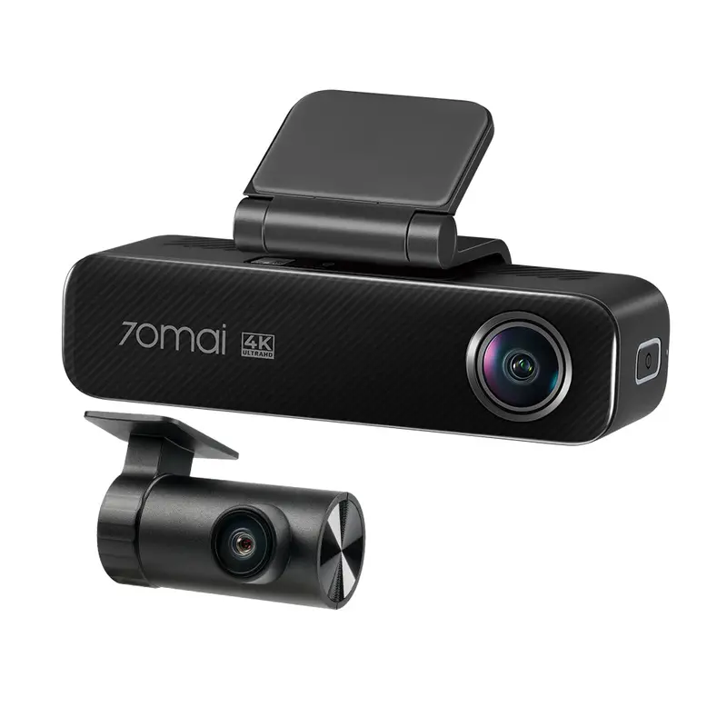 70Mai Dash Cam 4K M800 With Built-In Emmc, Dual Sony Starvis 2, Hdr Recording, 4G Lte & Compact Design 1