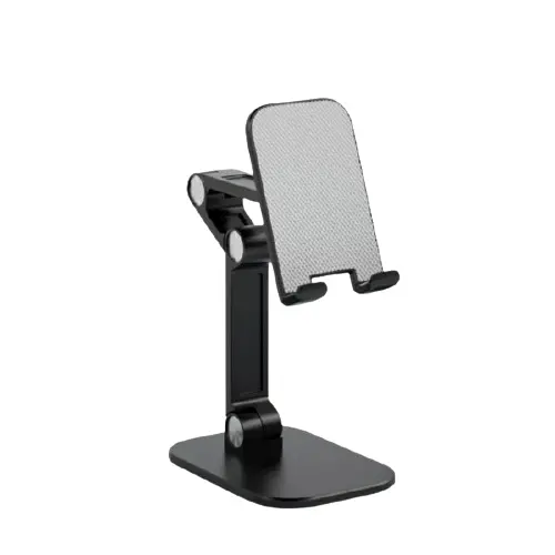 Adjustable Cell Phone Holder, Fully Foldable Mobile Phone Desk Stand 1
