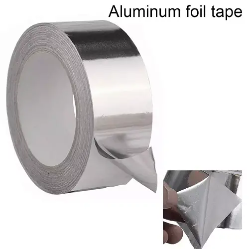 Aluminum Foil Thicken Butyl Waterproof Tape Wall Crack Roof Duct Repair Adhesive Tape High Temperature Resistance Waterproof 1