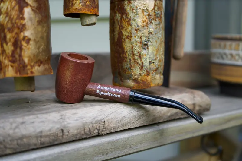 Americana Pipedream Cherry Bent Ozark Mountain Hardwood Pipe 1