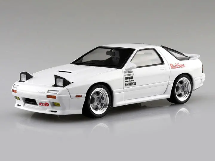 Aoshima 1/24 Initial D #03 Ryosuke Takahashi Mazda Fc3s Rx-7 (Akina Battle Ver.) Model Kit 1