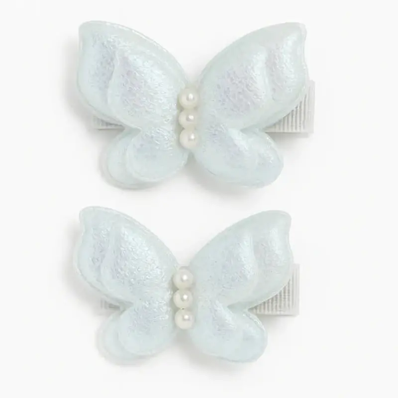 Baby Doe Shimmer Butterfly Hair Clips 2