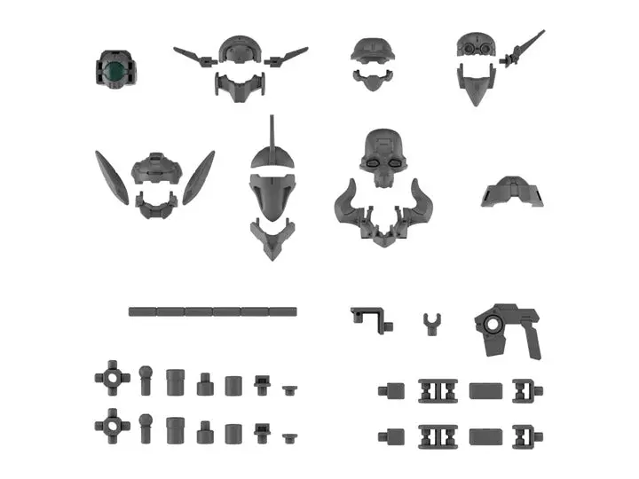Bandai 30 Minutes Missions 30Mm #W-16 1/144 Option Parts Set 7 (Customize Heads B) Model Kit 1