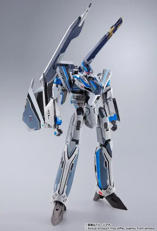 Bandai Dx Chogokin Macross Delta The Movie: Absolute Live!!!!!! Vf-31Ax Kairos Plus Movie Edition Hayate Immerman Custom Action Figure 1