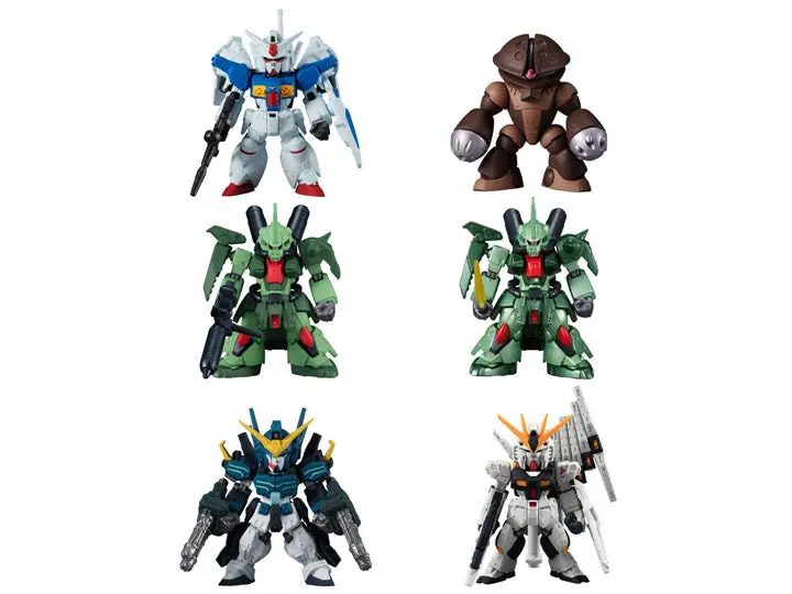Bandai Fw Fusion Works Gundam Converge 10Th Anniversary Selection #02 Trading Figure Set Of 6 1