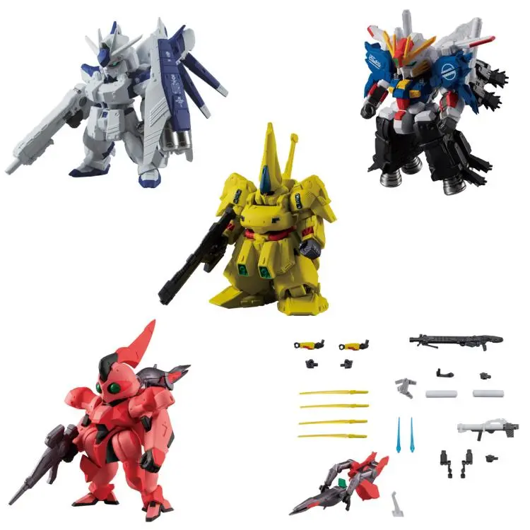 Bandai Fw Fusion Works Gundam Converge #Plus 02 Trading Figure Set Of 5 1