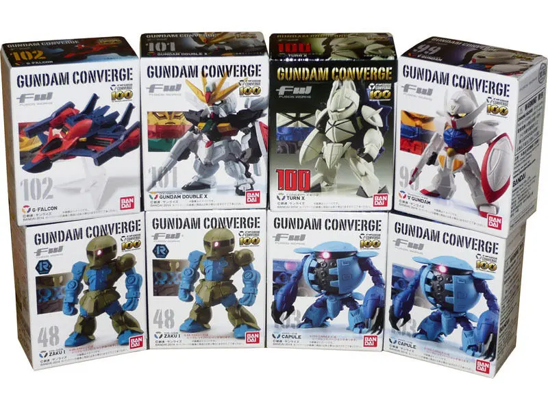 Bandai Fw Fusion Works Gundam Converge Volume 17 Trading Figure Set Of 8 1