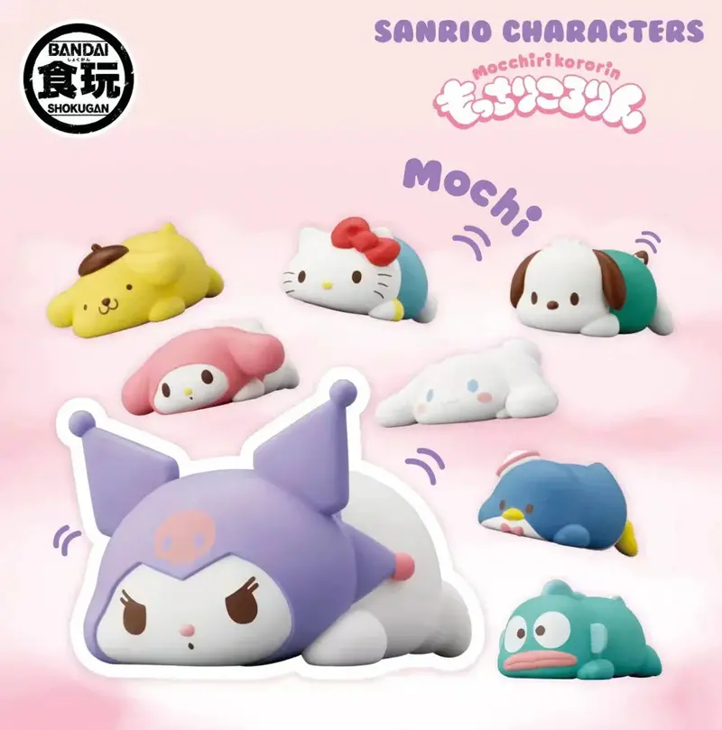 Bandai Shokugan Sanrio Characters Mocchiri Kororin Trading Figures Box Set Of 12 1