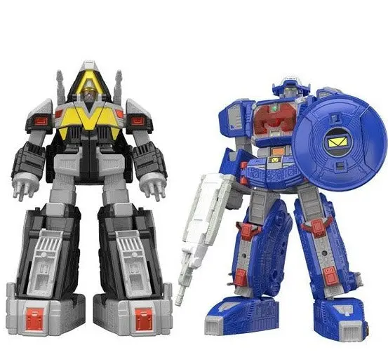Bandai Shokugan Super Minipla Power Rangers Denji Gattai Galaxy Mega & Gattai Delta Mega Model Kit 1