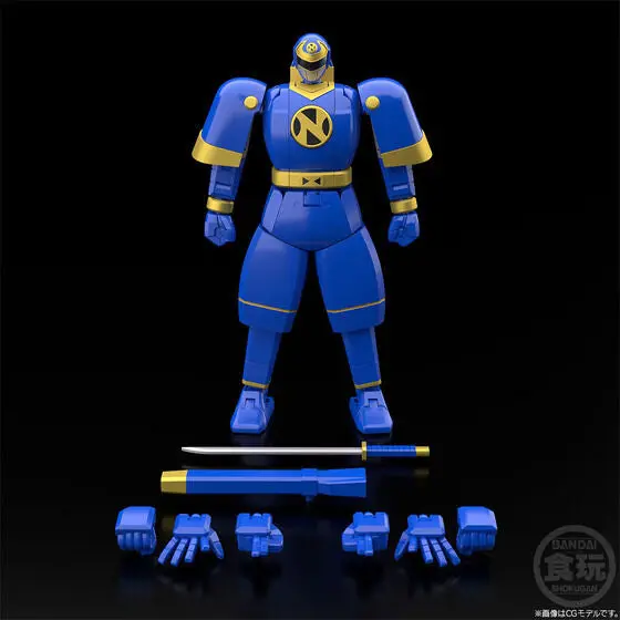 Bandai Shokugan Super Minipla Power Rangers Ninja Ninjor (Instant Change Ninjaman) Model Kit 1