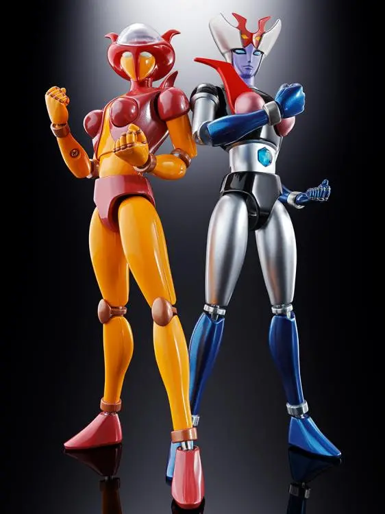Bandai Soul Of Chogokin Mazinger Z Gx-08R Aphrodai A And Gx-09R Minerva X Set Action Figure 1