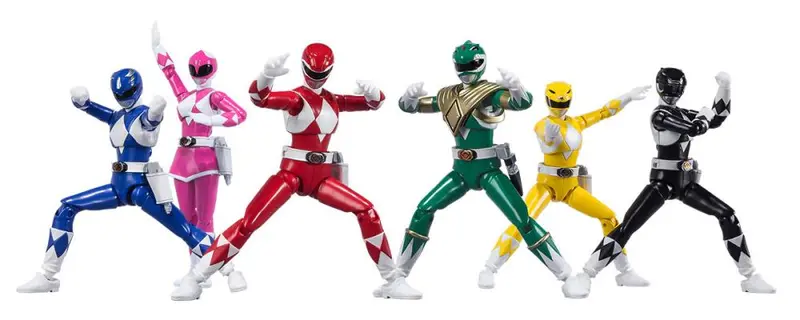 Bandai Super Kyoryu Sentai Zyuranger (Mighty Morphin Power Rangers) Action Figure Super Box Set Of 6 1