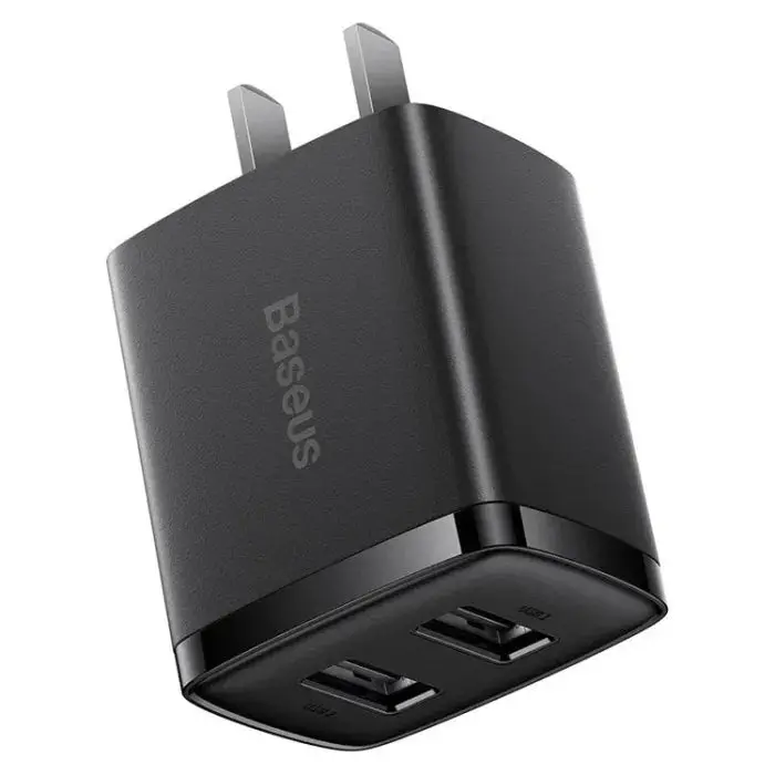 Baseus 10.5W Compact Mobile Charger Dual Port 1