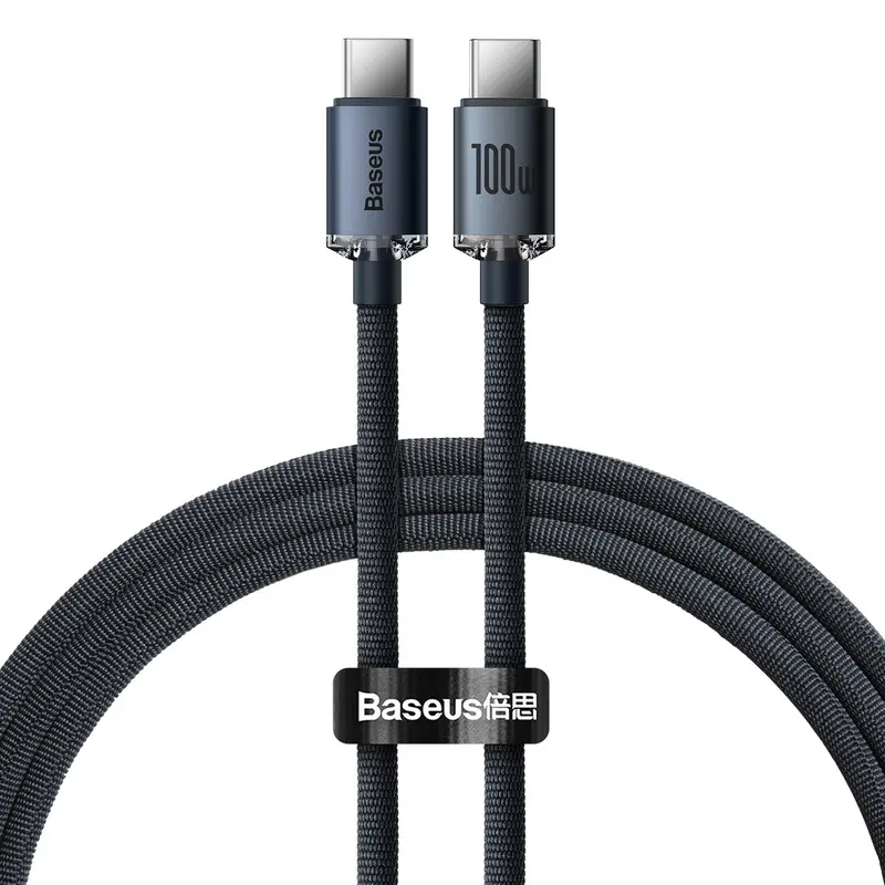 Baseus Crystal Shine Series 100W Type-C To Type-C Fast Charging Data Cable 1
