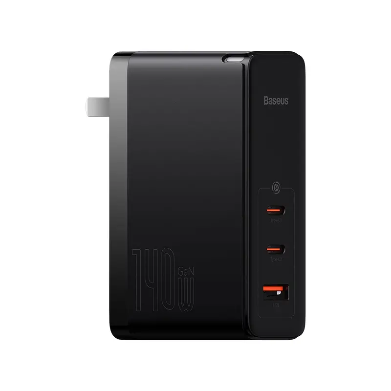 Baseus Gan5 Pro 140W 2Type-C+1Usb Port Fast Charger (With Superior Series Cable C To C 240W 1M) 1