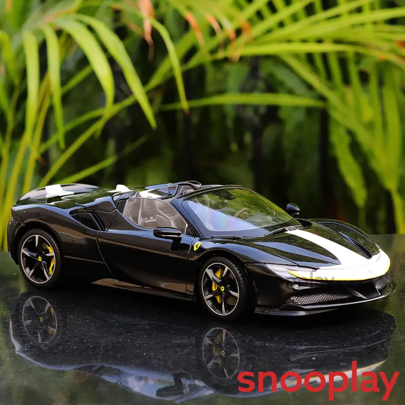 Bburago Official Licensed Diecast Sf90 Spider Ferrari With Openable Parts (Scale 1:18) - Cod Not Applicable 1