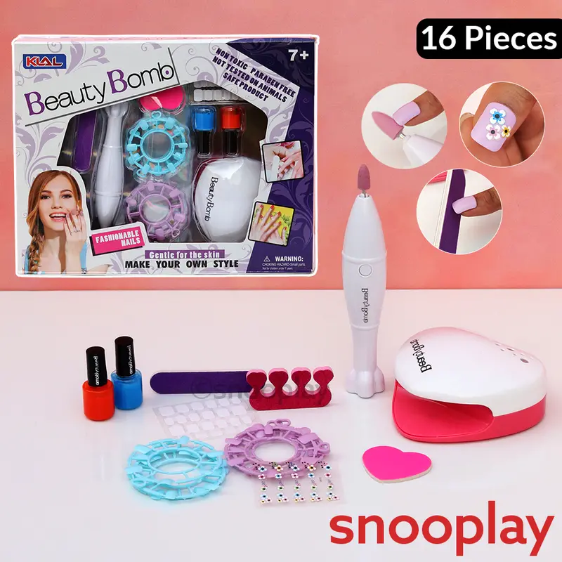 Beauty Nails Studio Pretend Play Kit - 16 Pieces (7-12 Years) 1
