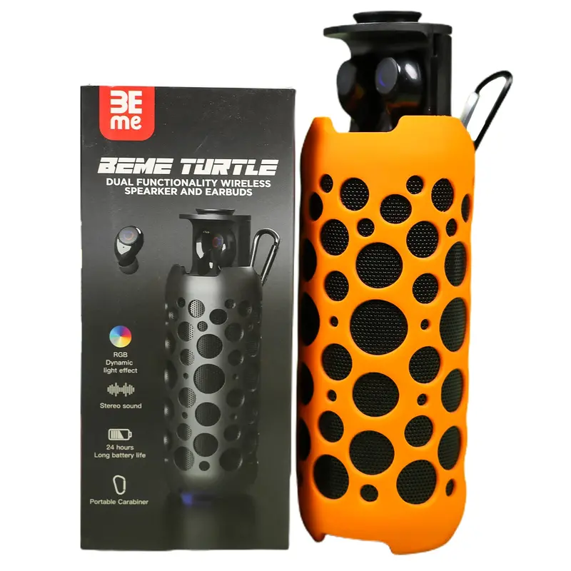 Beme Turtle Dual Functionality Wireless Speaker And Earbuds 1