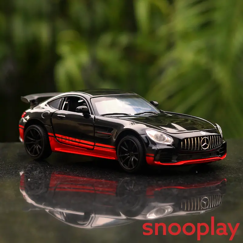 Big Fun Toy Resembling Mercedes Amg Gt Diecast Car - 3259 | Light & Sound | 1:32 Scale | Assorted Colors (3 Years Till Grown Ups) 1