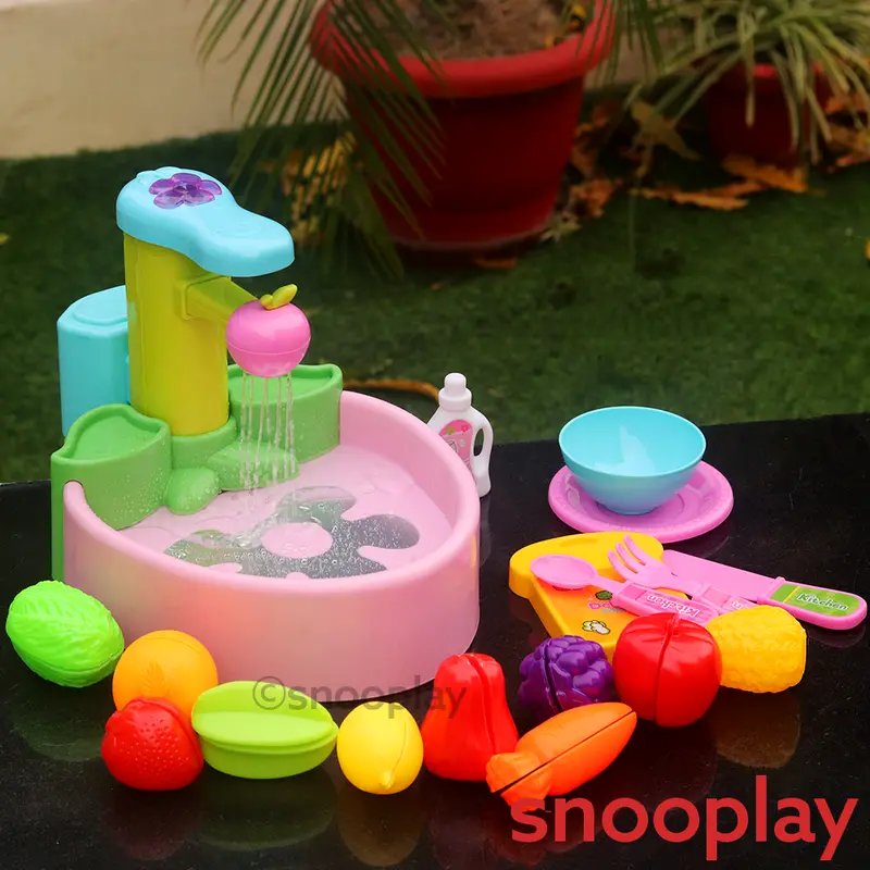 Big Fun Toy's Actual Functioning Sensor Control Kitchen Sink Pretend Playset (3-8 Years) 1