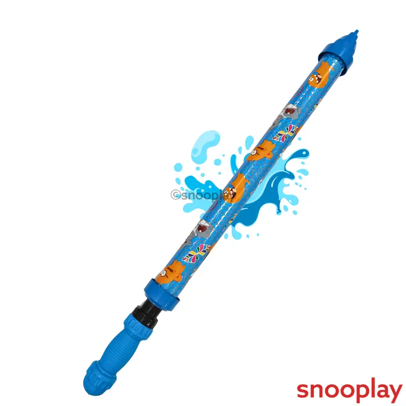 Big Pipe Style Cartoon Pichkari For Holi - 83 Cm | Assorted Colors & Designs 1