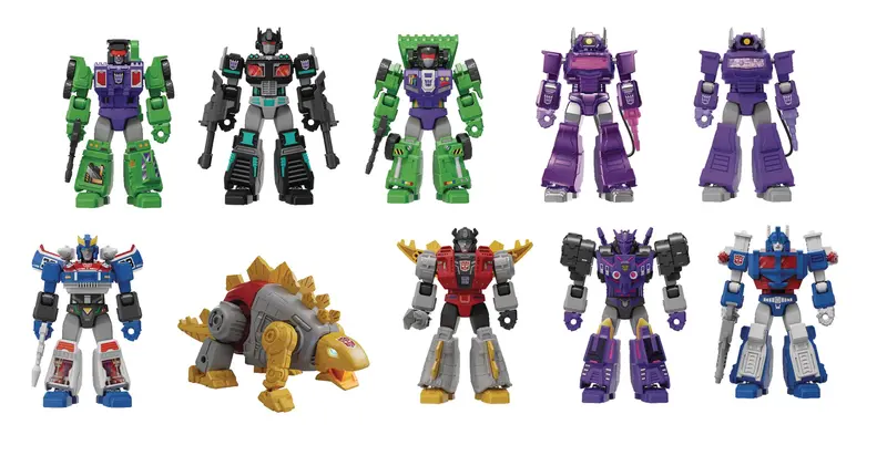 Blokees Transformers Model Kits Experience Galaxy Version #04 Fractured Space-Time Mystery Box Trading Figure Set Of 9 1