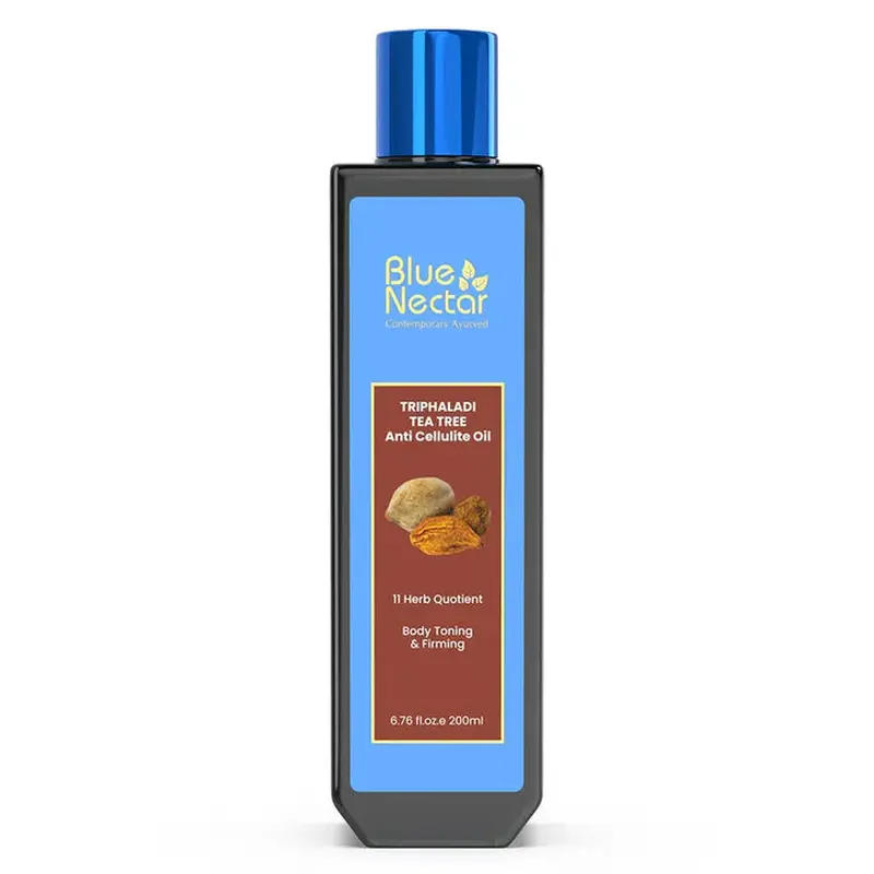 Blue Nectar Triphaladi Ayurvedic Fat Burning & Slimming Oil (11 Herbs) - 100Ml 1
