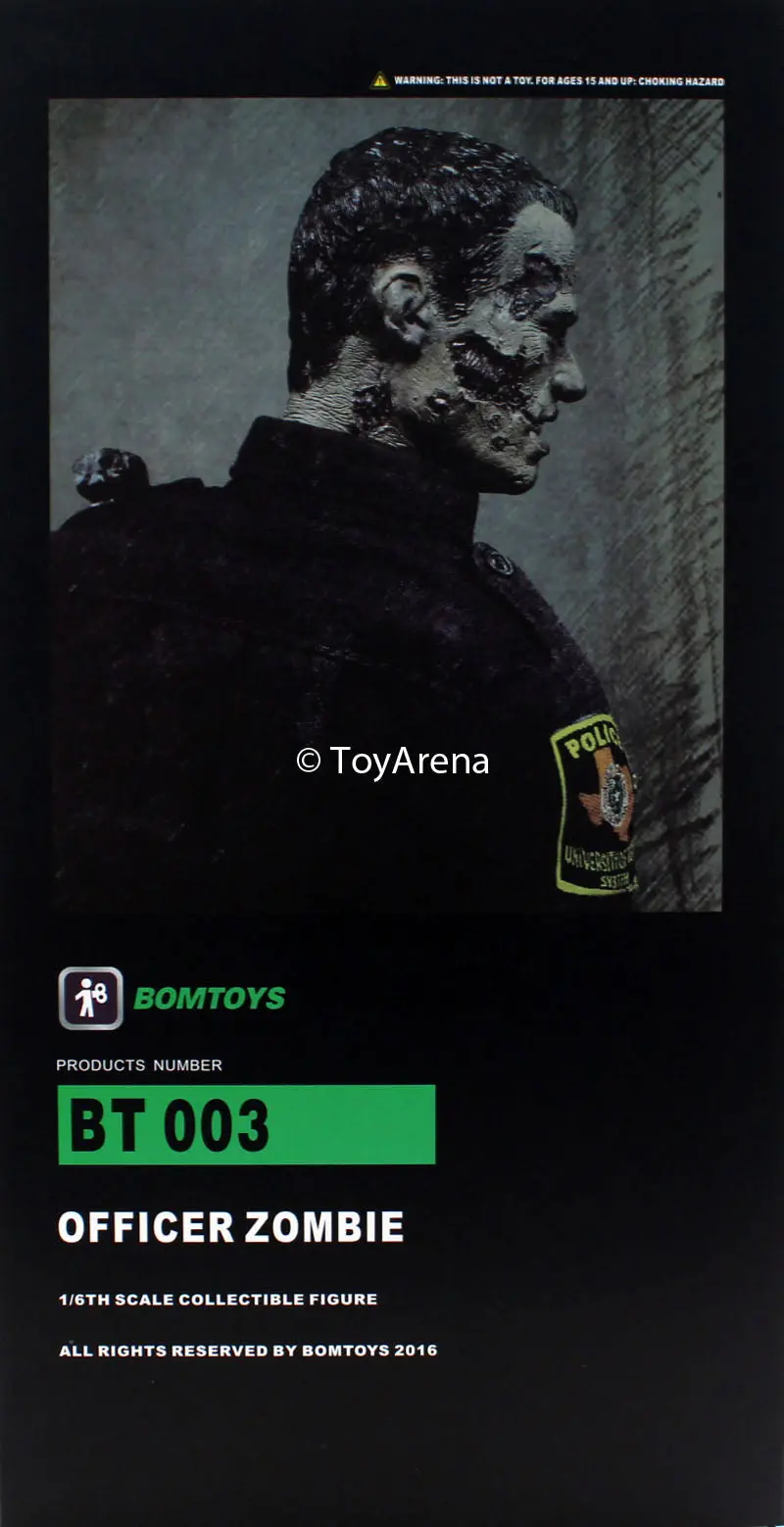 Bomtoys 1/6 Bt003 Officer Zombie Sixth Scale Action Figure 1