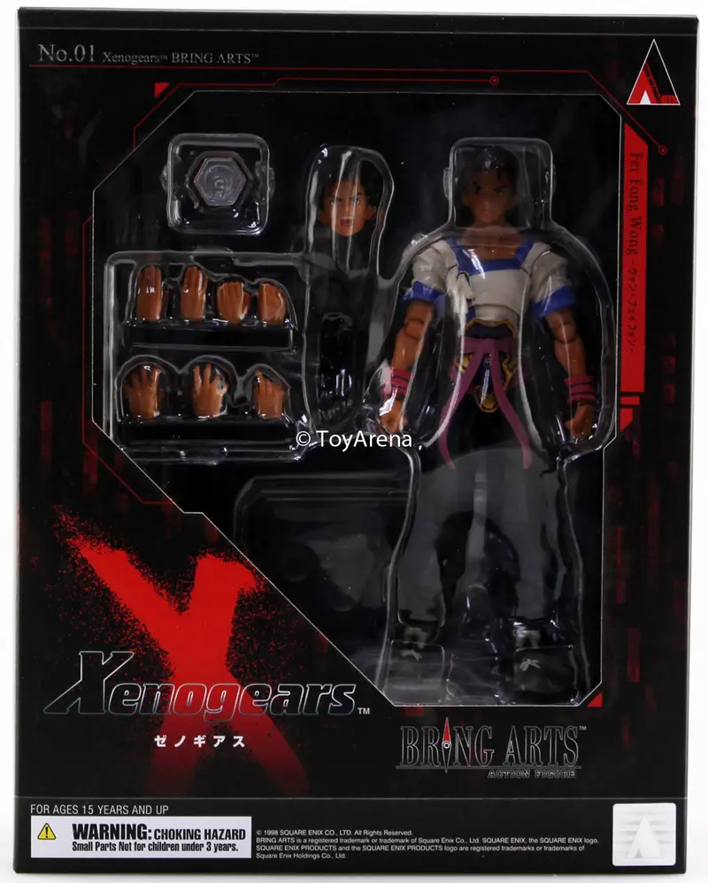 Bring Arts Xenogears Fei Fong Wong Square Enix Figure 1