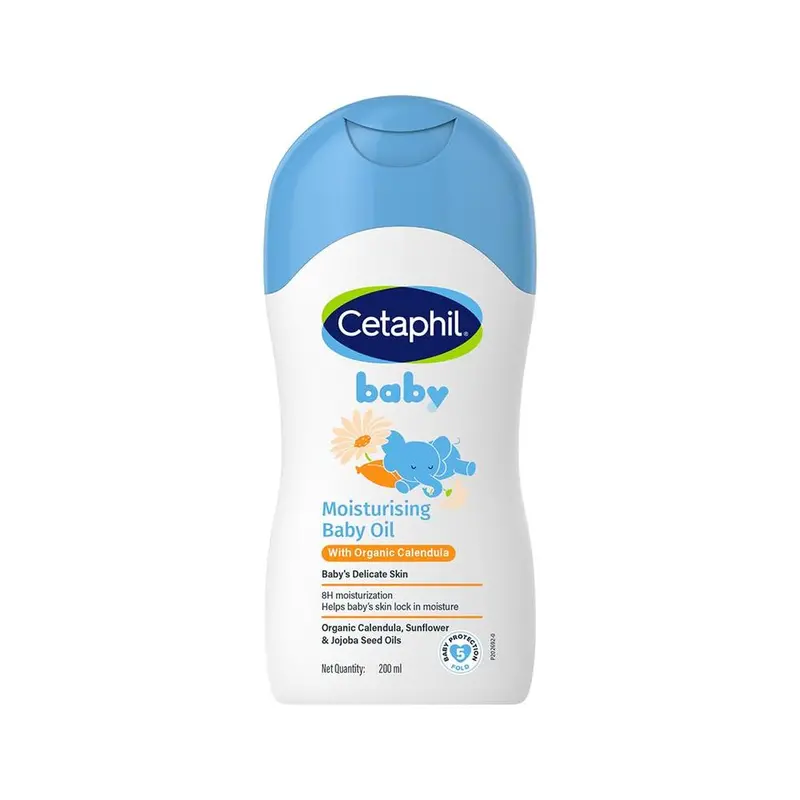 Cetaphil Moisturising Baby Oil With Organic Calendula - 200Ml 1