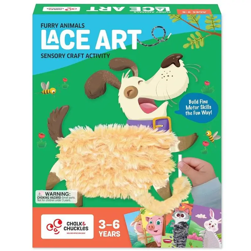 Chalk & Chuckles Yarn Craft Kit - Loop & Lace (3-6 Years) 1