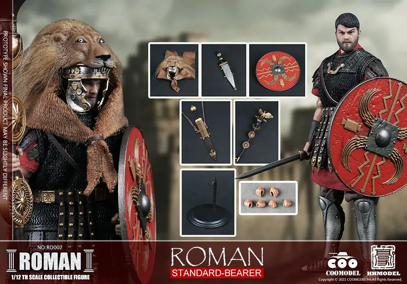 Coo Model Hh Model 1/12 Roman Standard Bearer Scale Figure Ro002 1