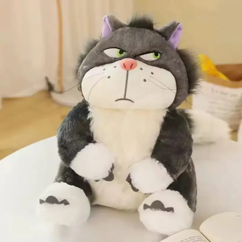 Cuddlenest Angry Cat Plush Toy - 28Cm 1