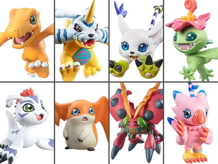 Digimon Adventure Digicolle Data: 01 Trading Figures Box Set Of 8 1