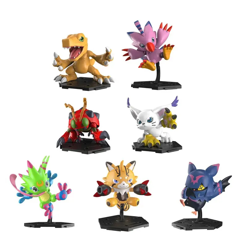 Digimon Gathering Part 1 Model Kit Trading Figures (Set Of 8) 1