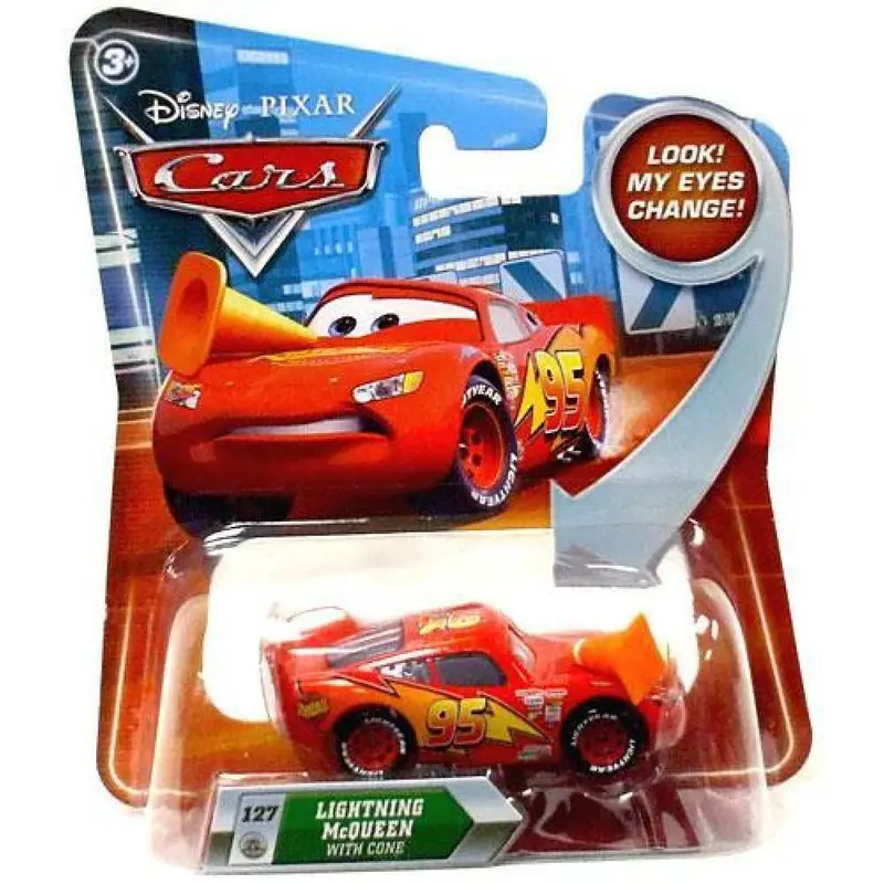 Disney Pixar Cars Movie Lightning Mcqueen With Cone #127 1