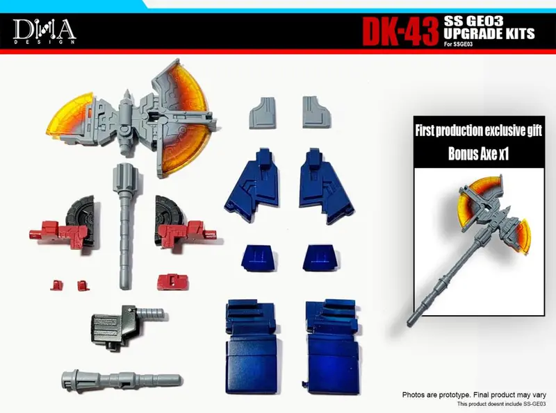 Dna Design Dk-43 Upgrade Kit For Ss Ge03 Gamer Edition Optimus Wfc 1