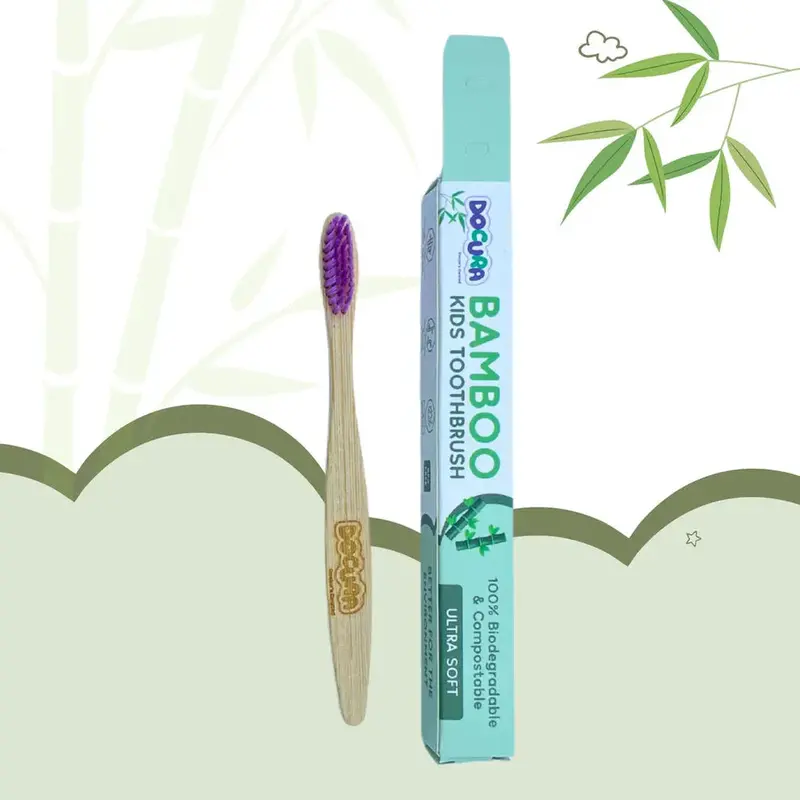 Docura Bamboo Kids Toothbrush 1