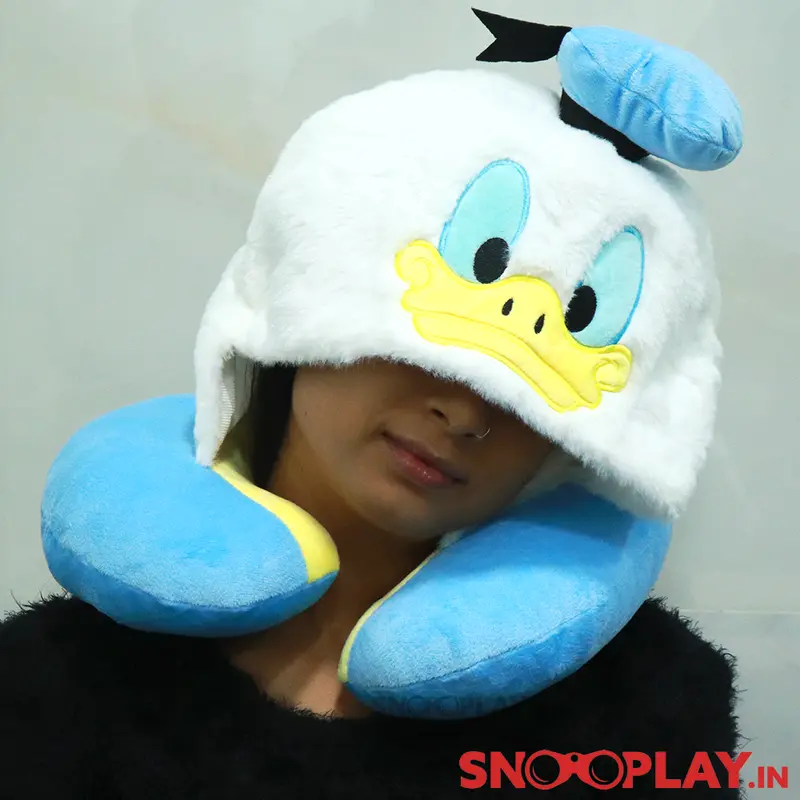 Donald Duck Neck Pillow (Hoodie Style) 1