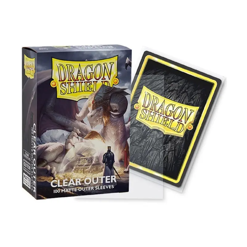 Dragon Shields Matte Clear Outer Sleeve 100Ct 1