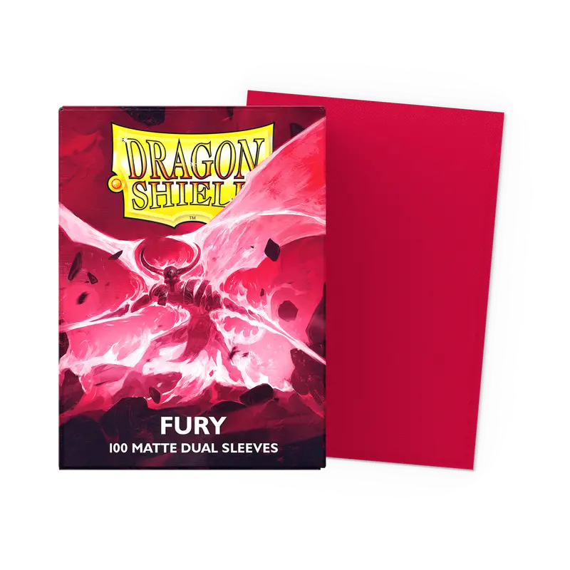 Dragon Shields Matte Dual Sleeves Fury Standard Size 100Ct 1