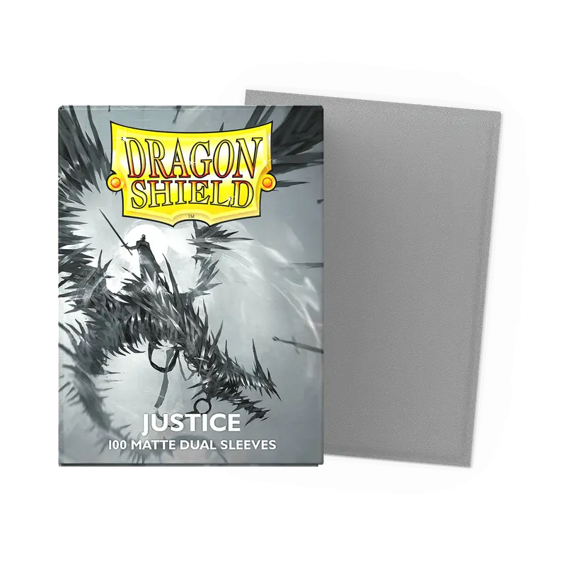 Dragon Shields Matte Dual Sleeves Justice Standard Size 100Ct 1