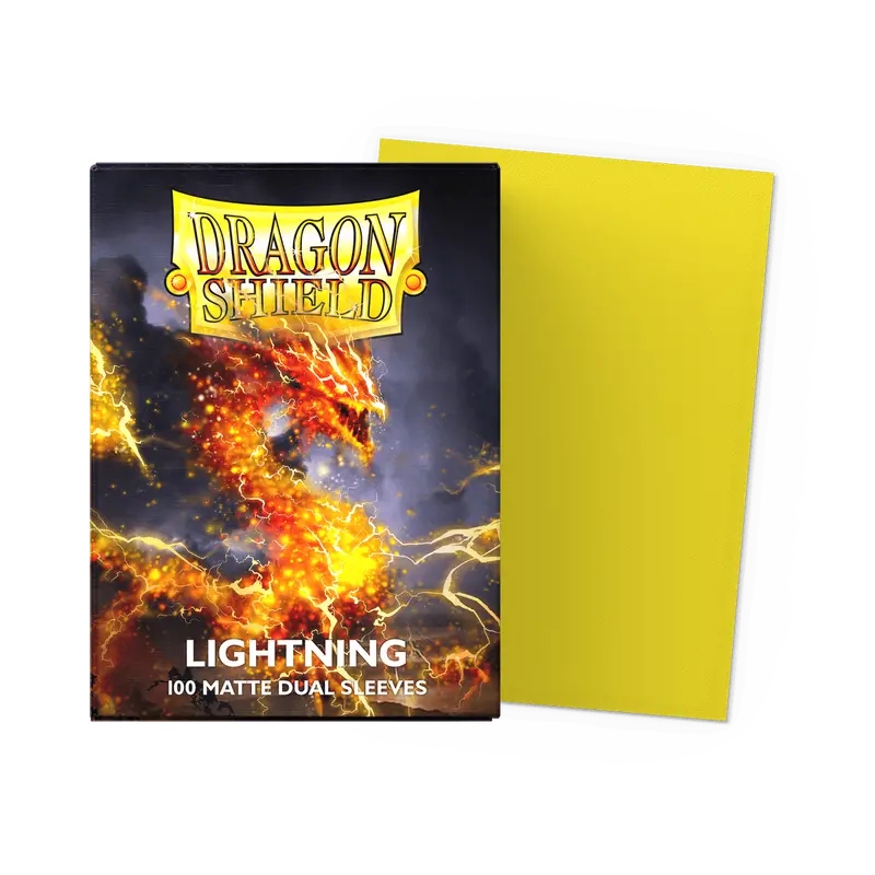 Dragon Shields Matte Dual Sleeves Lightning Standard Size 100Ct 1