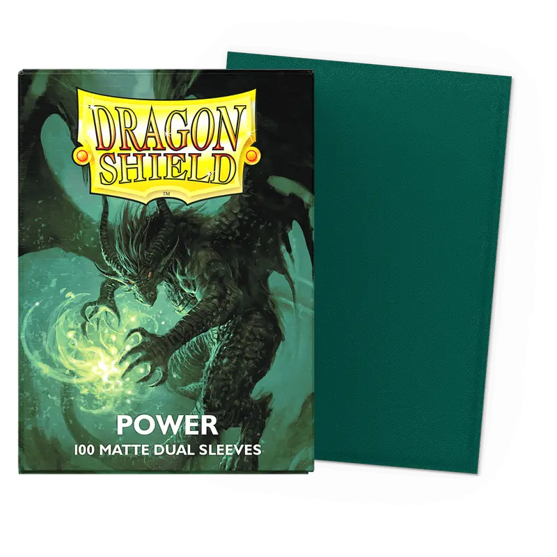 Dragon Shields Matte Dual Sleeves Power Standard Size 100Ct 1