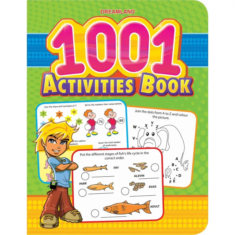Dreamland Publications 1001 Activities Book (4-8 Years) 1