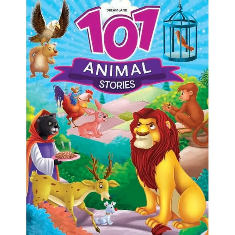 Dreamland Publications 101 Animals Stories Book (7-12 Years) 1