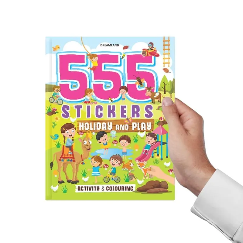 Dreamland Publications 555 Stickers, Holiday And Play Activity And Colouring Book 1