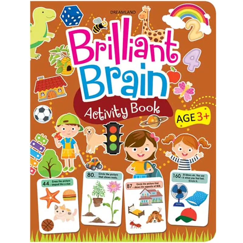 Dreamland Publications Brilliant Brain Activity Book (3 Years And Above) 1